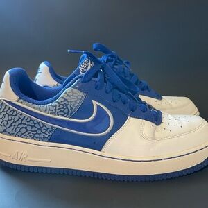 Nike Air Force 1 Elephant Print Sneakers